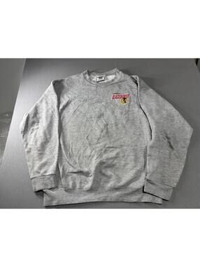 Vintage Chicago Blackhawks Lee Sport Sweatshirt Grey Men’s L NHL Hockey